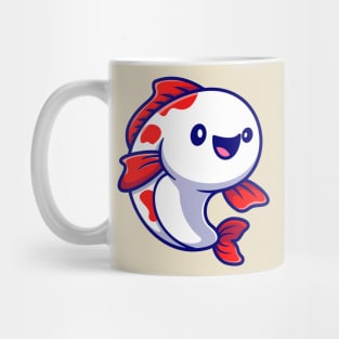 Cute Koi Fish Cartoon Mug